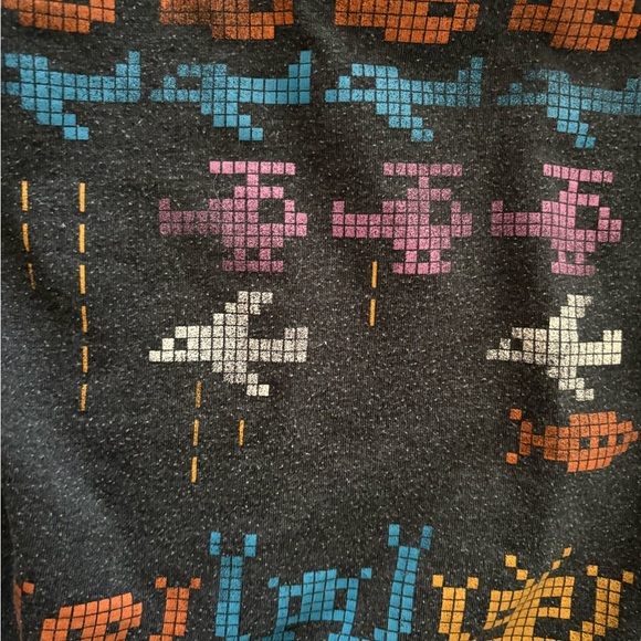 GAP babygap kids 2T Charcoal Graphic Crewneck long sleeve aliens - Picture 3 of 3